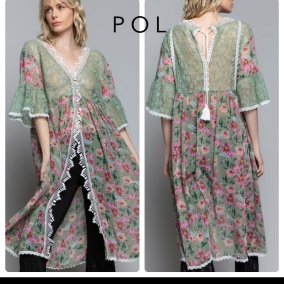 POL Sage Kimono - Picture 3 of 13